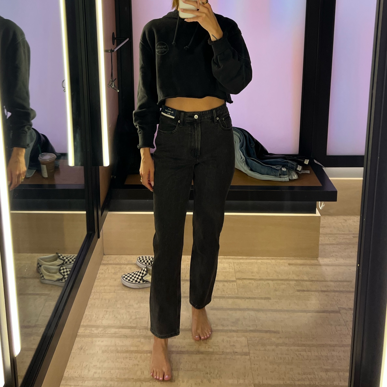 Abercrombie mom jean - wearing a size 0/25 long because I don’t like ankle length on me


#LTKBacktoSchool #LTKunder100 #LTKstyletip