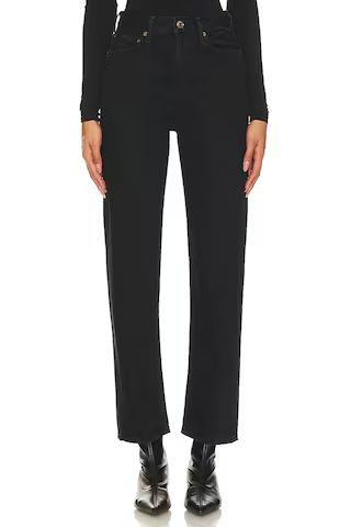 AGOLDE 90s Pinch Waist High Rise Straight in Crushed from Revolve.com | Revolve Clothing (Global)