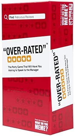 Over-Rated - The Adult Party Game Where You Compete to Review Absurd Locations - by What Do You M... | Amazon (US)