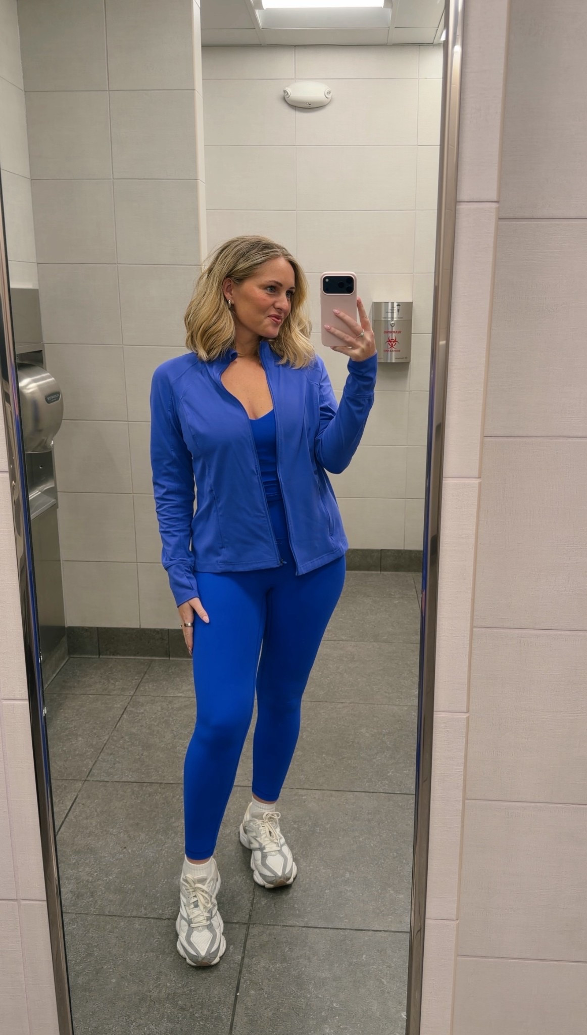 Travel fit! I love this color blue workout set! 

#LTKootd #LTKfitnessgoals #LTKmomlife
