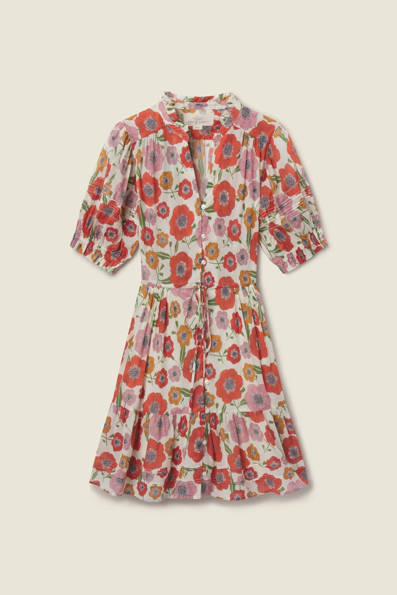 Phoebe Dress Poppy Costa | TROVATA