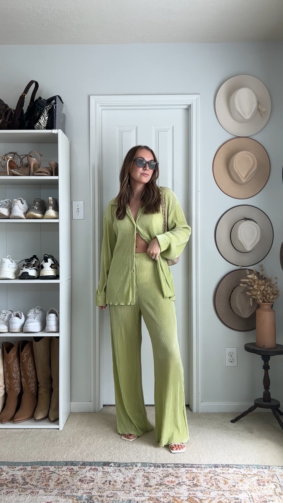 I’m a sucker for a plisse set 💚🍏🌴

Set size M 
Heels TTS 
Bralette M 
.⁠
.⁠
.⁠
.⁠
swim cover up, plisse pants set, amazon outfit, amazon fashion, found it on amazon, spring fashion, spring style, spring fashion trends, two piece set, vacation outfit, summer style, trendy spring outfits, Pinterest girl, Pinterest aesthetic, Pinterest style.

#LTKstyletip #LTKFestival #LTKunder50