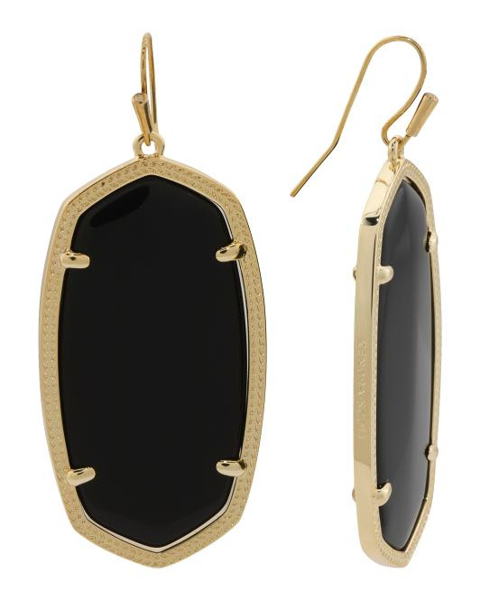 Gold Danielle Black Earrings | Earrings | TJ Maxx | TJ Maxx