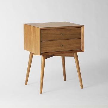 Mid-Century Nightstand , Acorn | West Elm (US)