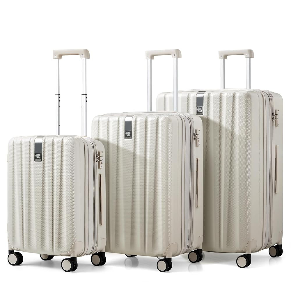 Hanke Expandable Hardshell Luggage Sets 3 piece Carry on Luggage with Wheels Suitcases Lightweigh... | Amazon (US)