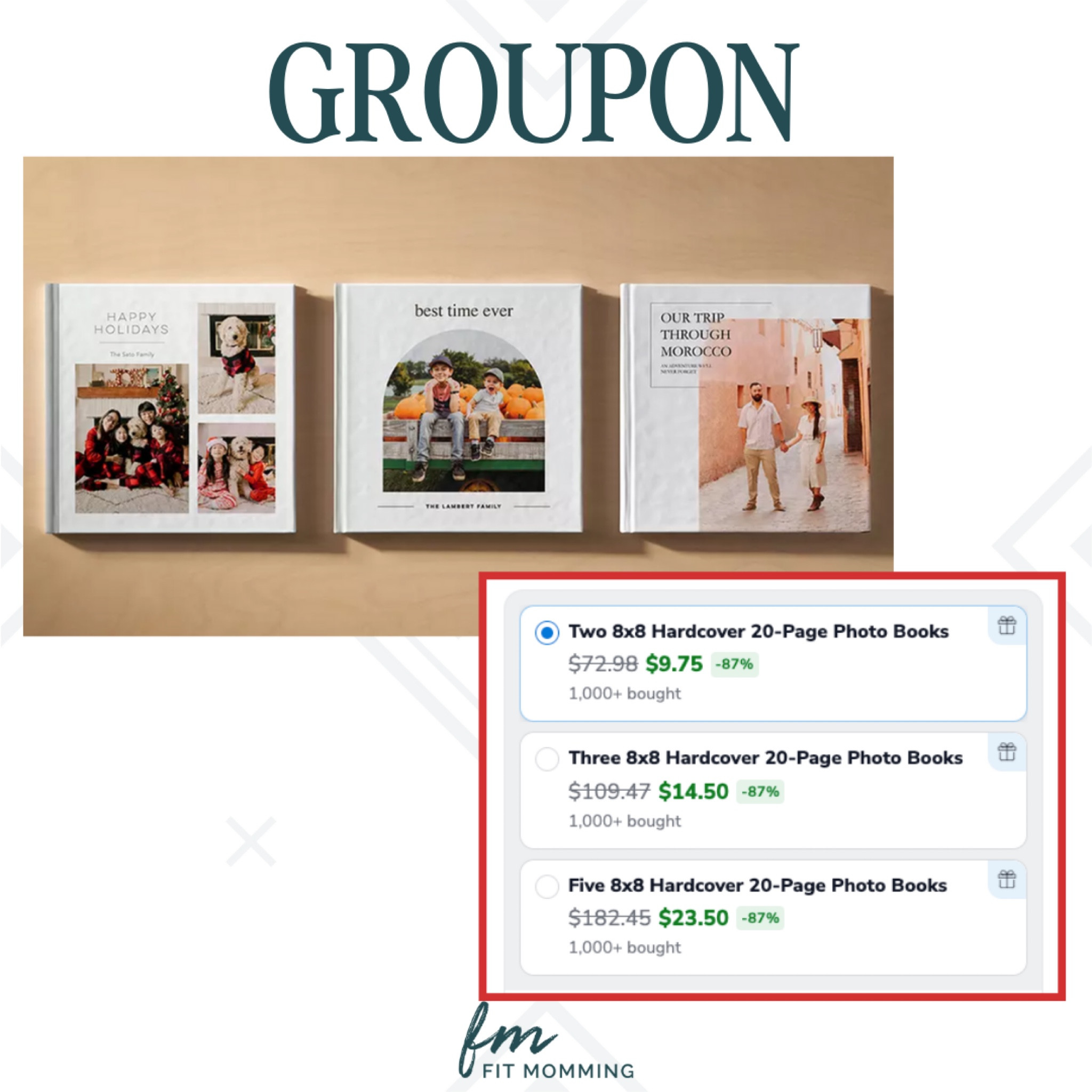 It’s a perfect time to get caught up on those photo books! Hop onto @Groupon and get TWO 8x8 hardcover photo books for under $10. That’s amazing!!! It’s a perfect gift idea for grandparents too!

 #groupon #GrabLifeByTheGroupon #GrouponPartner #GiftingWithGroupon

#LTKFamily #LTKHome #LTKGiftGuide