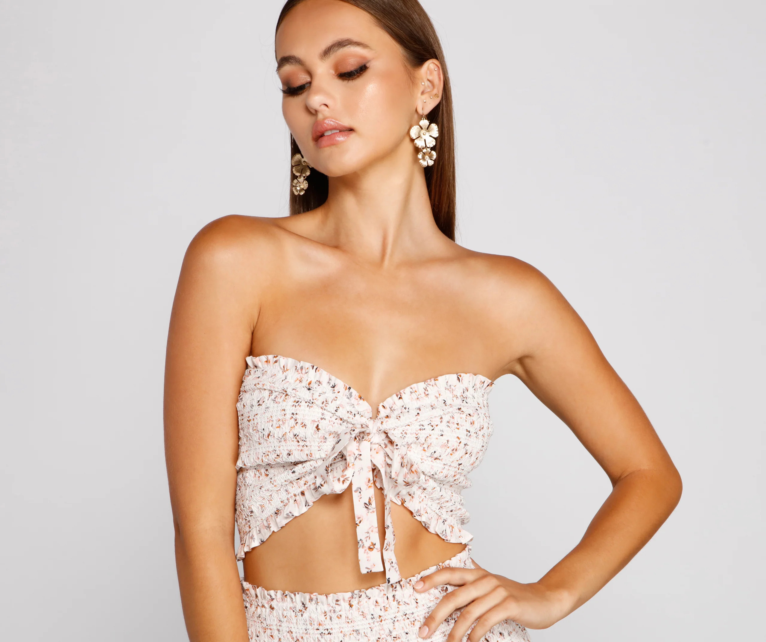 So Darling Ditsy Floral Tube Top | Windsor Stores