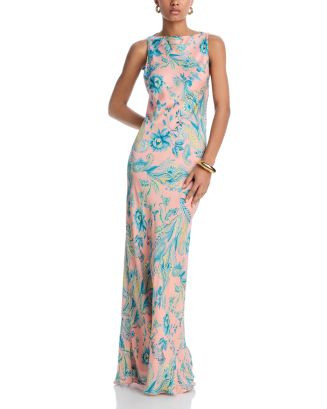Hemant and Nandita Printed High Neck Maxi Gown  | Bloomingdale's Women | Bloomingdale's (US)