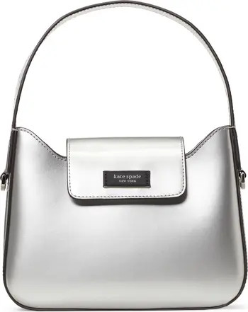 kate spade new york sam icon mini metallic leather hobo bag | Nordstrom | Nordstrom