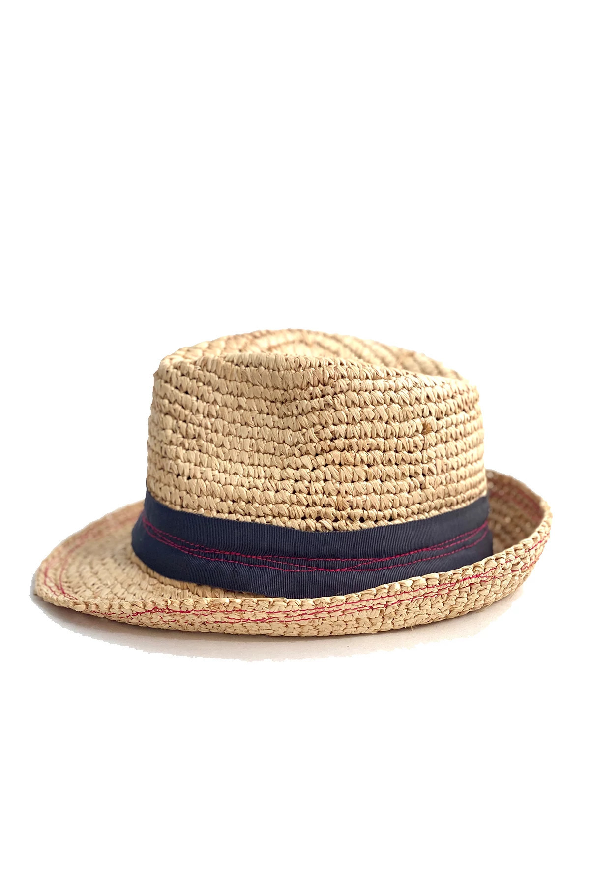 Tarboush Grosgrain Topstitched Fedora | Everything But Water