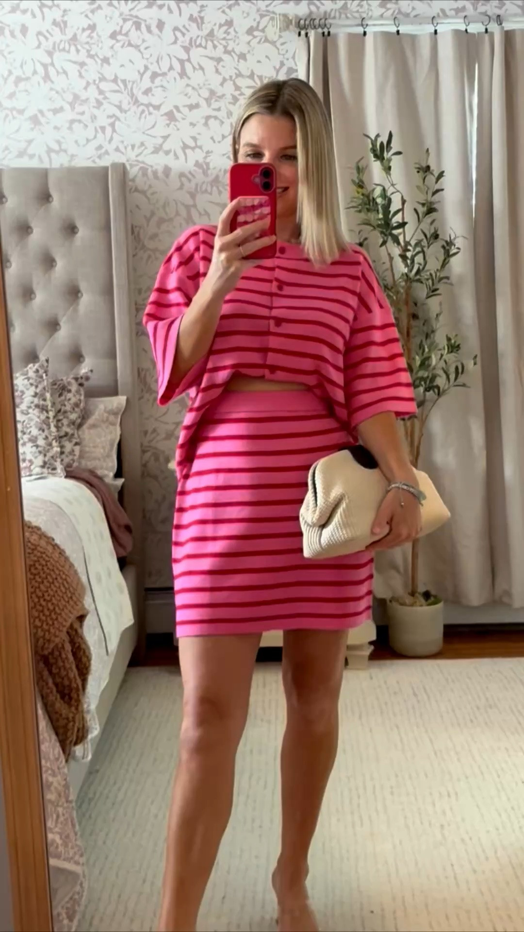 Skirt lounge set! Such a vibrant pink and red colors! So cozy!

#LTKootd #LTKPetite #LTKSaleAlert