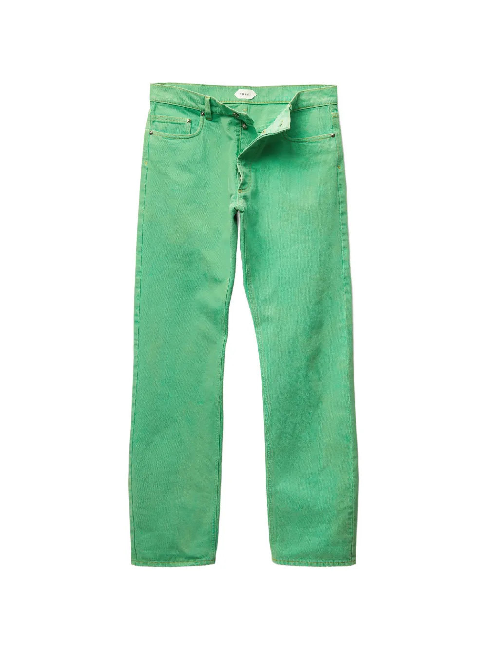 Versace straight jeans - Green | Farfetch Global