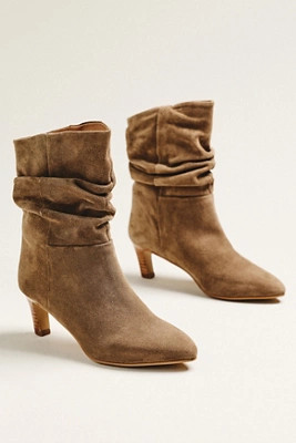 By Anthropologie Suede Scrunch Boots | Anthropologie (UK)