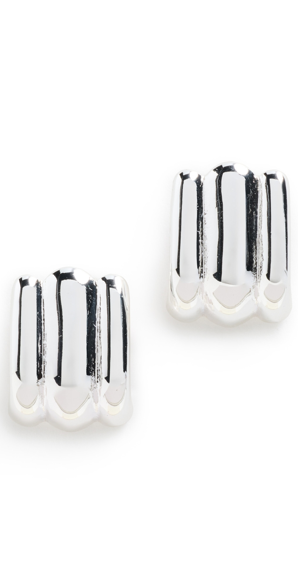 Heaven Mayhem Crush Earrings Silver One Size | Shopbop