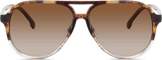 livho Trendy Polarized Oval Aviator Sunglasses Women Men, Retro Sun Glasses 2024 Oversized Eyewea... | Amazon (US)