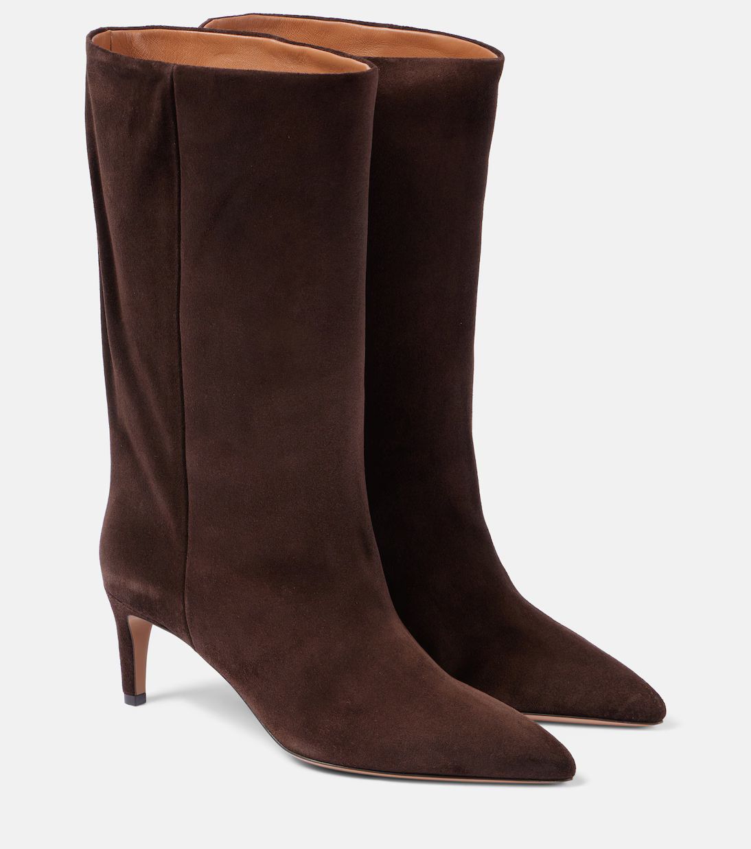 Stiletto suede knee-high boots | Mytheresa (US/CA)