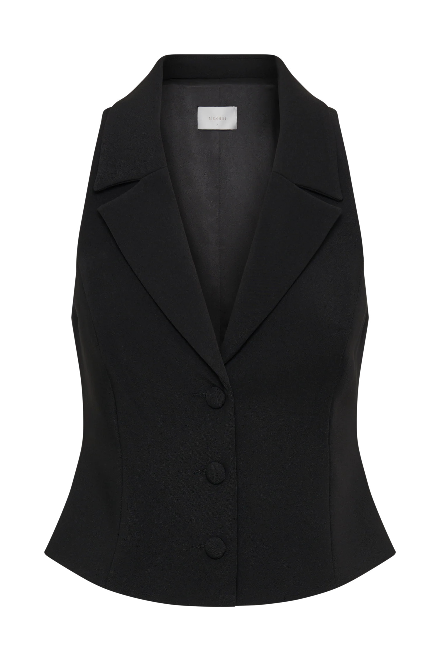 Mura Suiting Vest - Black | MESHKI US