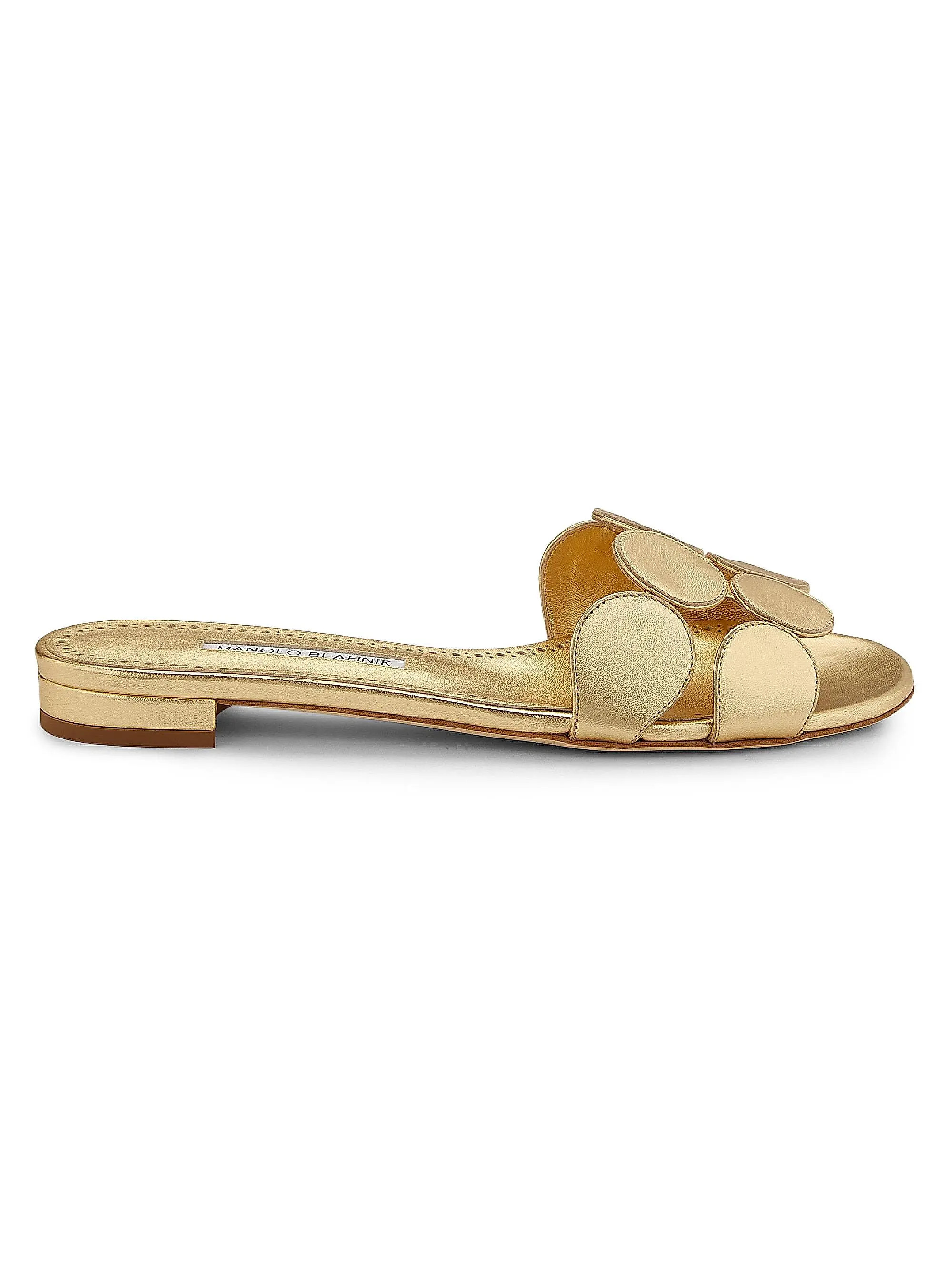 Manolo Blahnik Haribal Leather Sandals | Saks Fifth Avenue | Saks Fifth Avenue