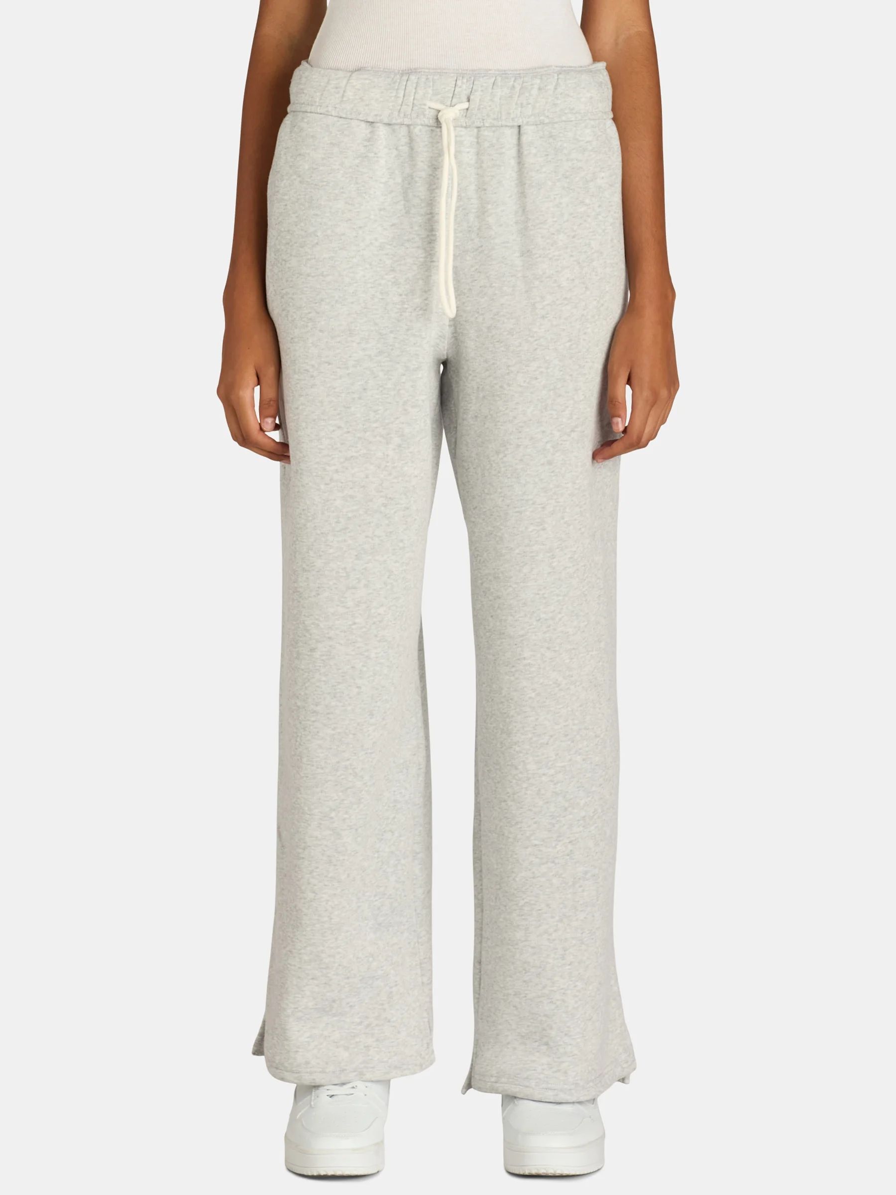 No Boundaries Wide Leg Sweatpants, Women's and Women's Plus | Walmart (US)