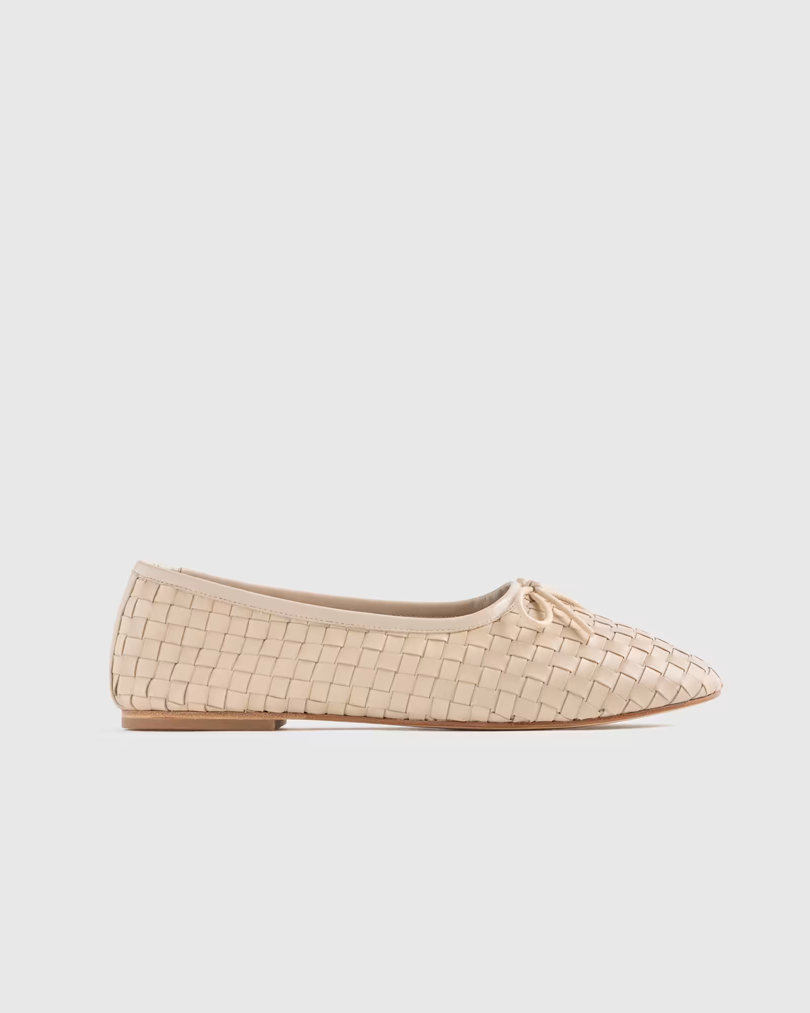 Italian Leather Handwoven Ballet Flat | Quince