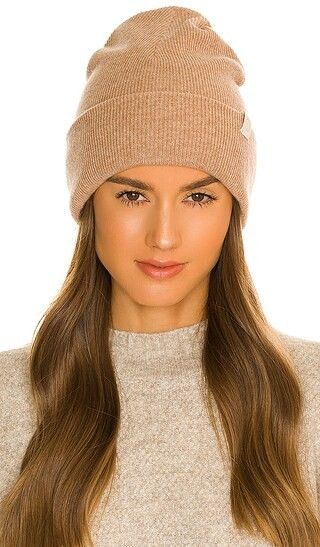 Addie Cashmere Beanie in Camel | Revolve Clothing (Global)
