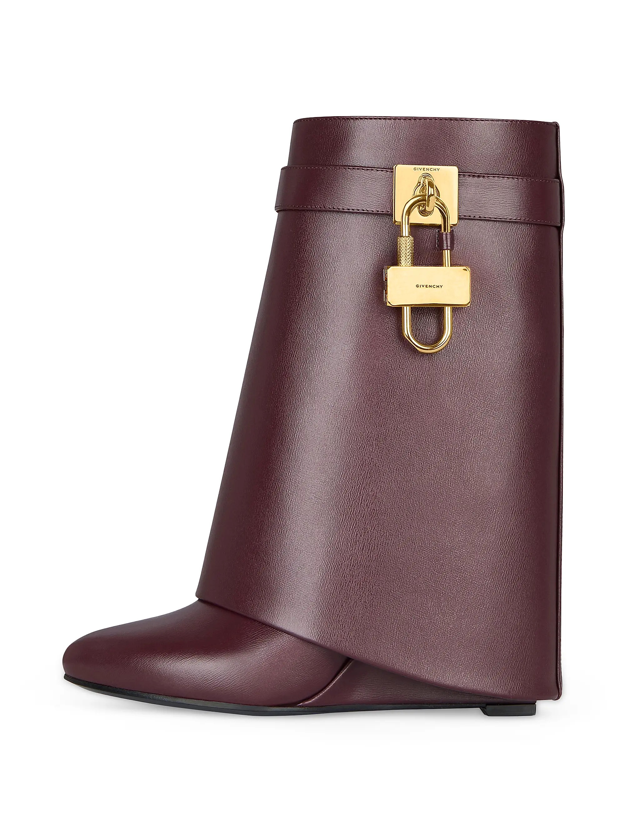 Shark Lock Boots in Leather | Saks Fifth Avenue