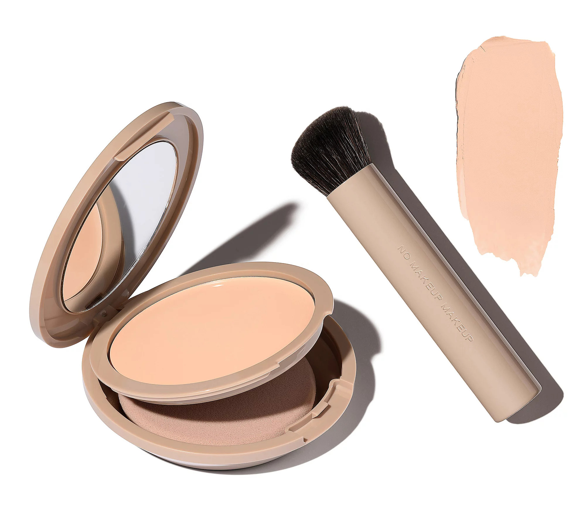 No Makeup Makeup 4-in-1 Foundation with Brush | QVC