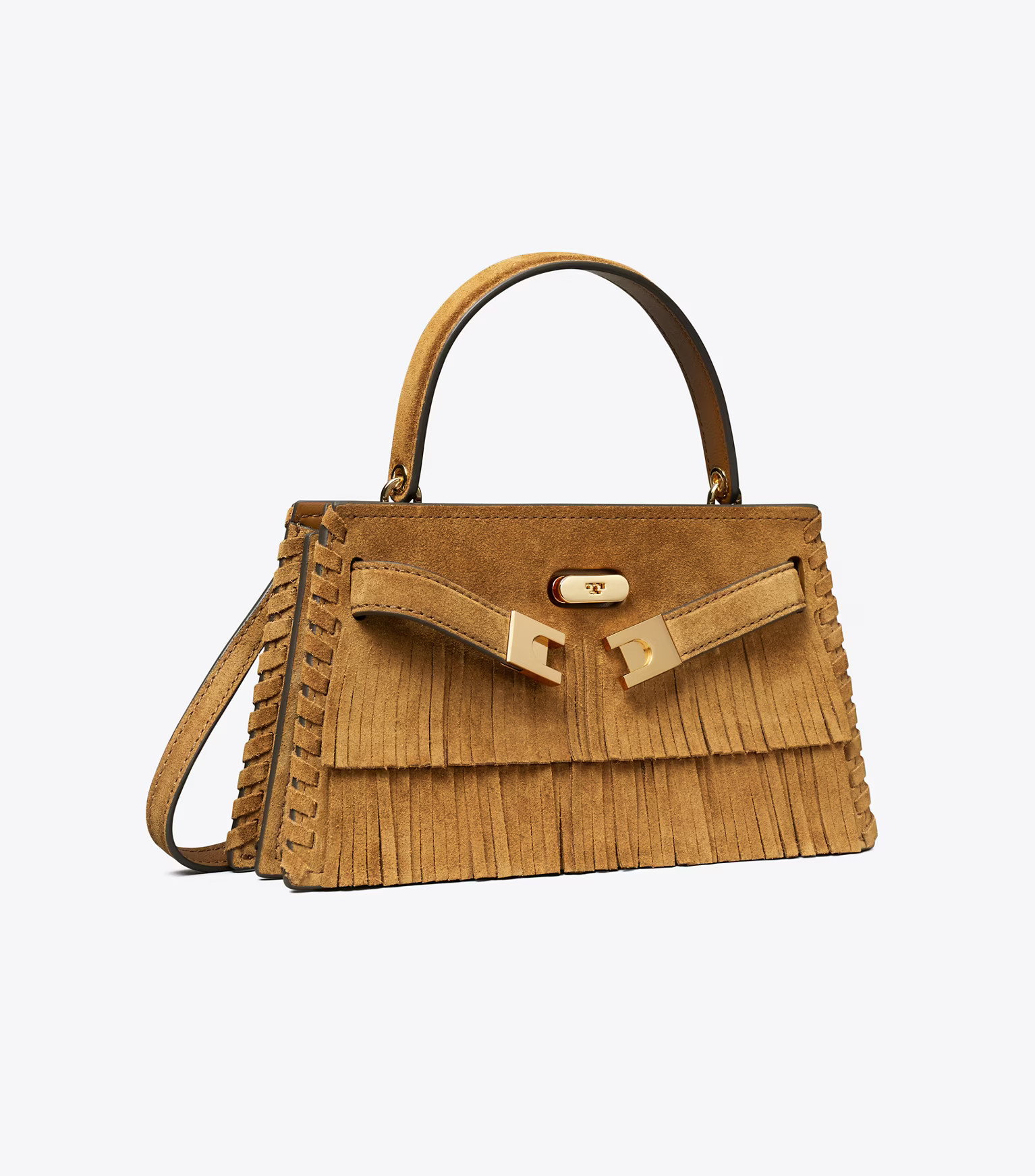 Mini Lee Radziwill Suede Fringe Top-Handle Bag: Women's Designer Mini Bags | Tory Burch | Tory Burch (US)