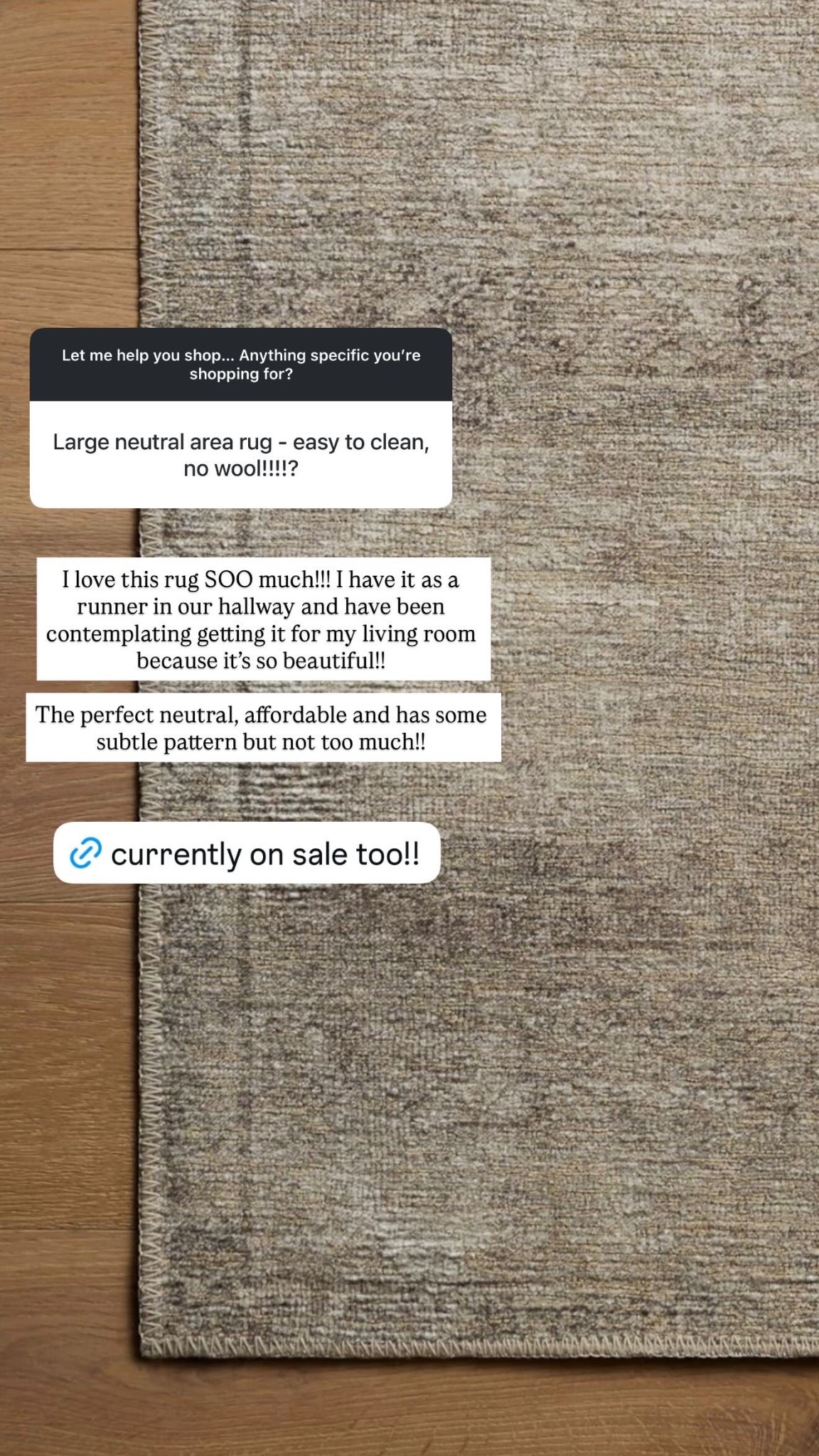 The perfect neutral, affordable rug and has some subtle pattern but not too much!! 

rug, area rug, amazon rug, neutral rug 

#LTKHome #LTKSeasonal