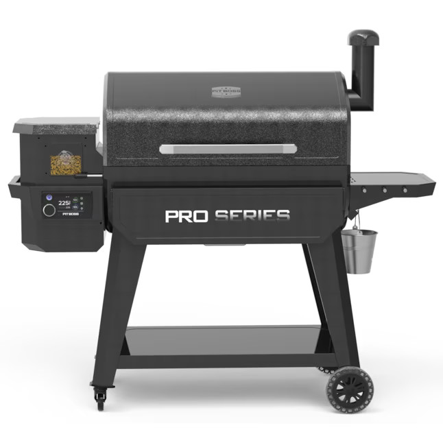 Pit Boss Wood Pellet Pro Series 1600 1598-Sq in Black Pellet Grill with Smart Compatibility | Lowe's