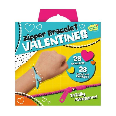 Peaceable Kingdom Valentines Cards for Kids Classroom – Set of 28 Valentine’s Day Cards with Zipper Friendship Bracelets | Target