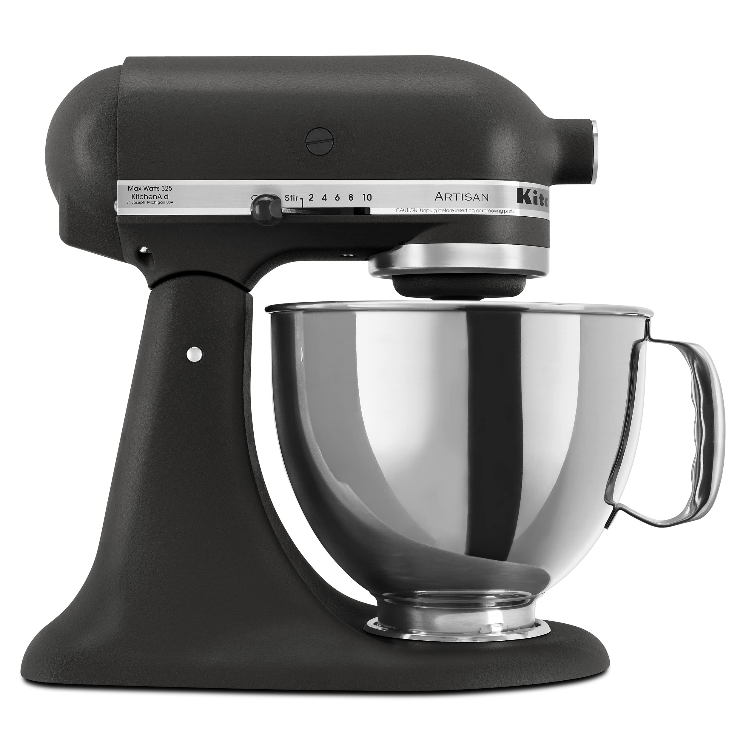 KitchenAid Artisan Series 5 Quart Tilt Head Stand Mixer with Pouring Shield KSM150PS, Cast Iron | Amazon (US)