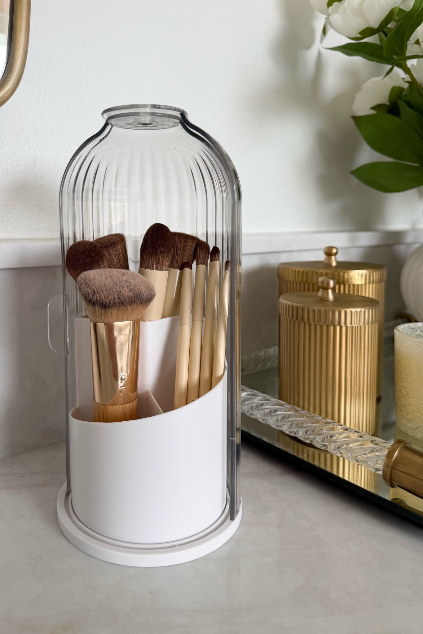 New organization find for my bathroom counter!

#LTKgrwm #LTKBeauty #LTKdayinmylife