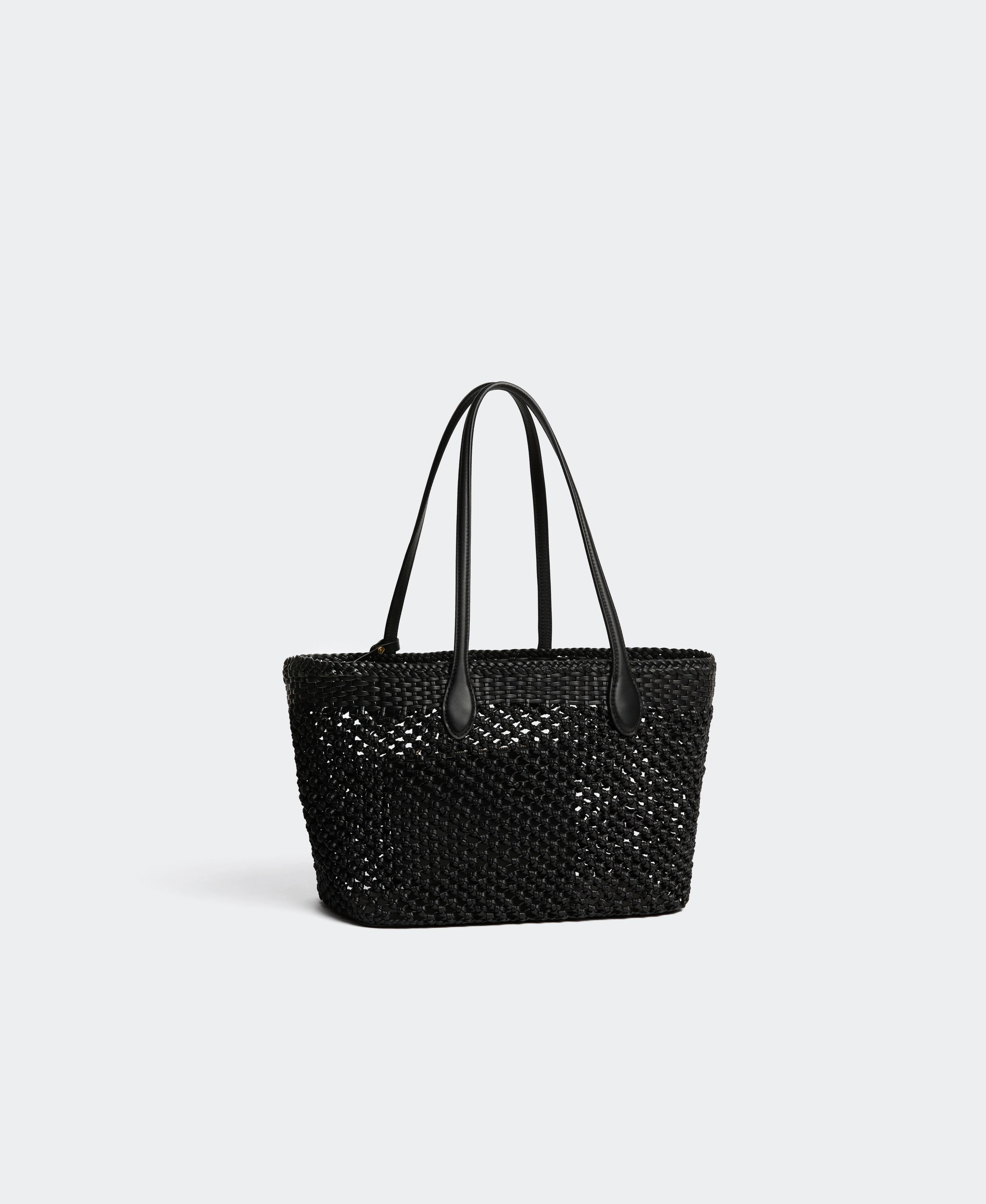 Cafun\u00e9 - Large Hexa Tote - Black(Woven) | Cafune limited