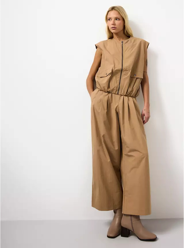 Stone Poplin Utility Waistcoat 16 | Tu Clothing