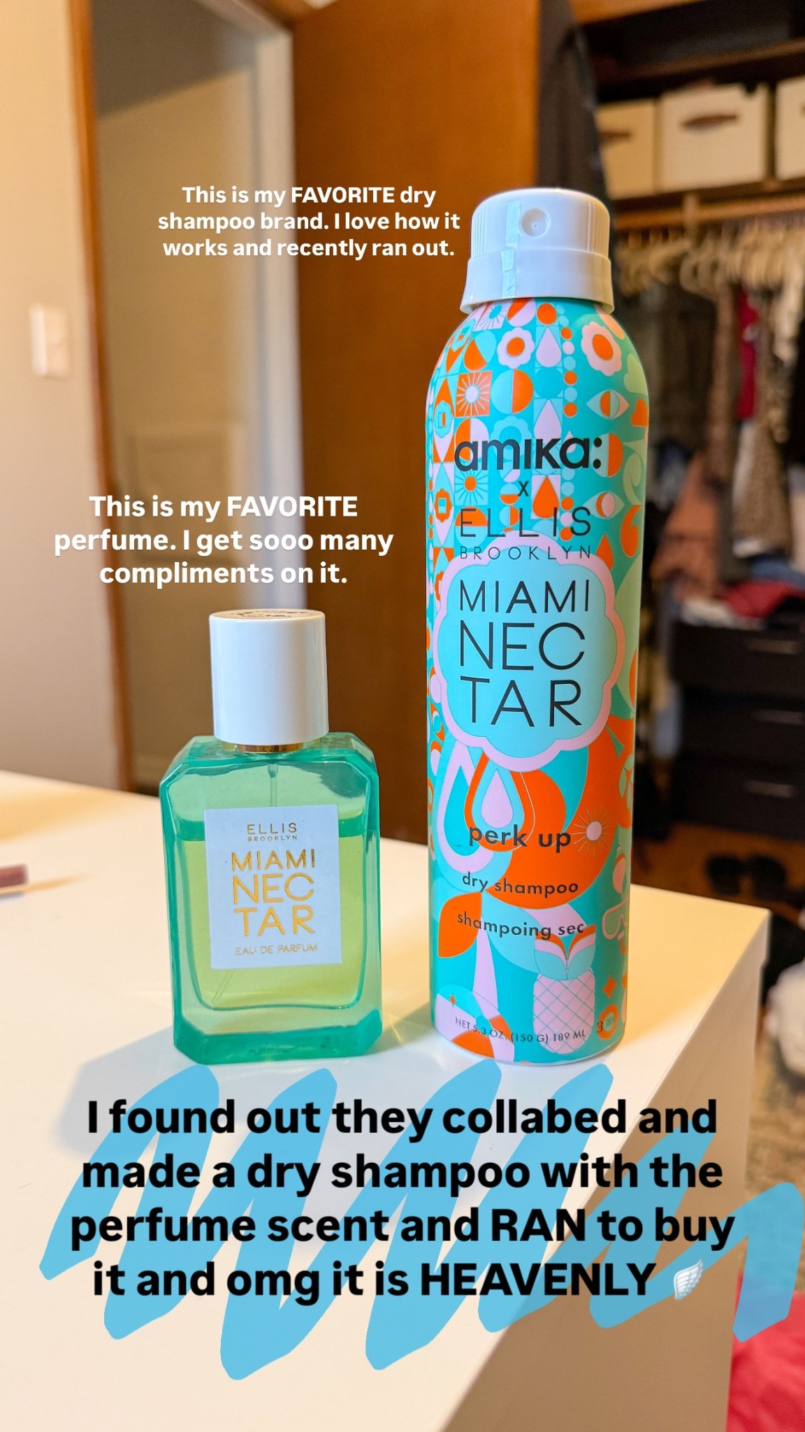 My favorite perfume and my favorite dry shampoo had a baby and it is SO DANG GOOD 🪽 

#LTKSaleAlert #LTKBeauty #LTKFindsUnder100