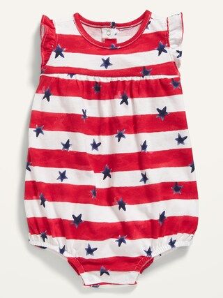 Short-Sleeve Printed Bubble One-Piece for Baby | Old Navy (US)