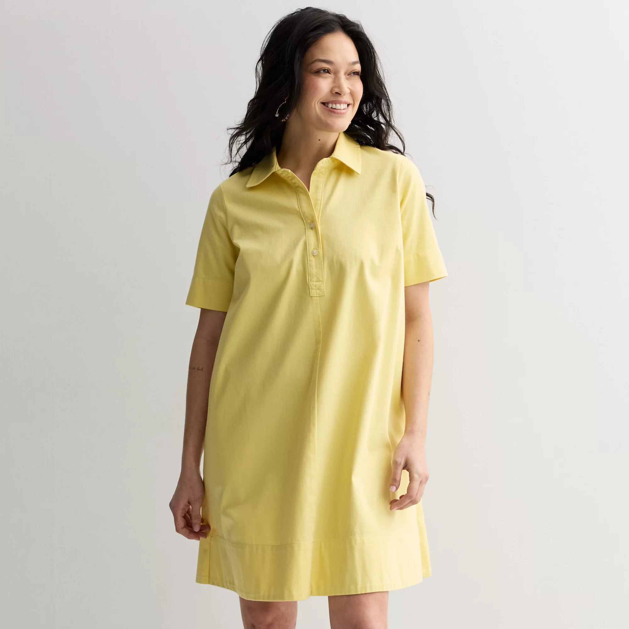 Petite Sonoma Goods For Life\u00ae Denim Swing Dress | Kohl's