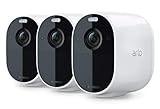Arlo Essential Spotlight Camera - 3 Pack - Wireless Security, 1080p Video, Color Night Vision, 2 ... | Amazon (US)