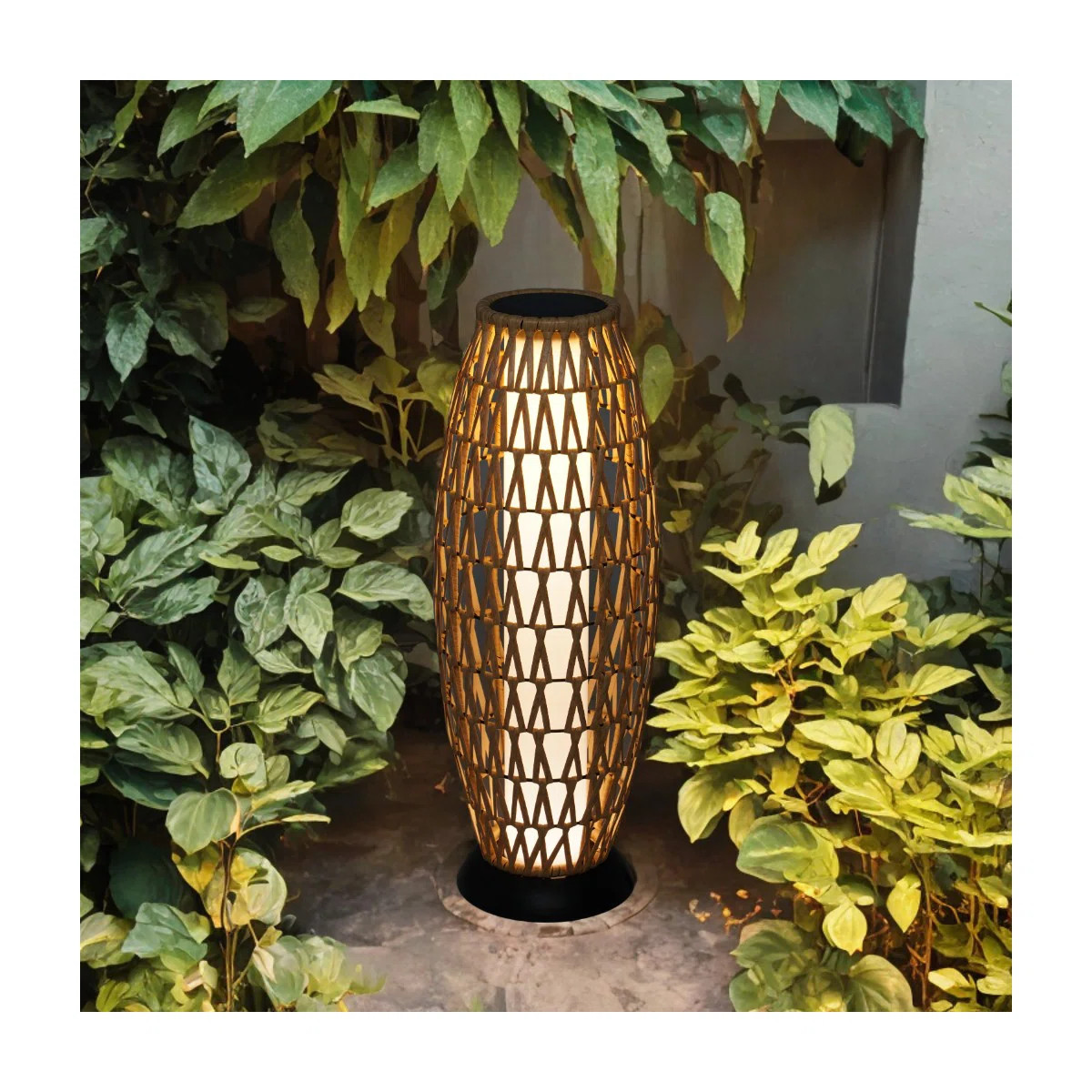 Austin 29" Solar Powered Integrated LED Outdoor Floor Lamp | Wayfair North America