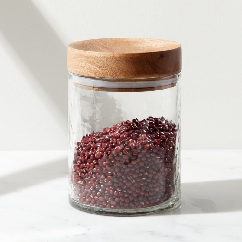 Cooper Medium Glass Canister + Reviews | Crate and Barrel | Crate & Barrel