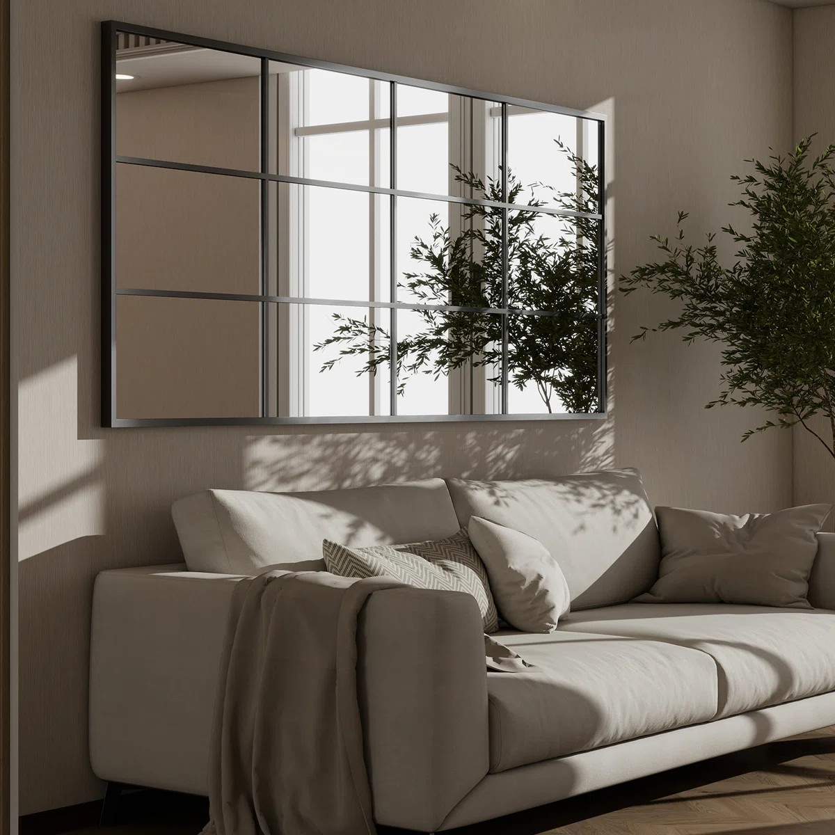 Gianlucas Window Pane Full Length Mirror Wall Mirror | Wayfair North America