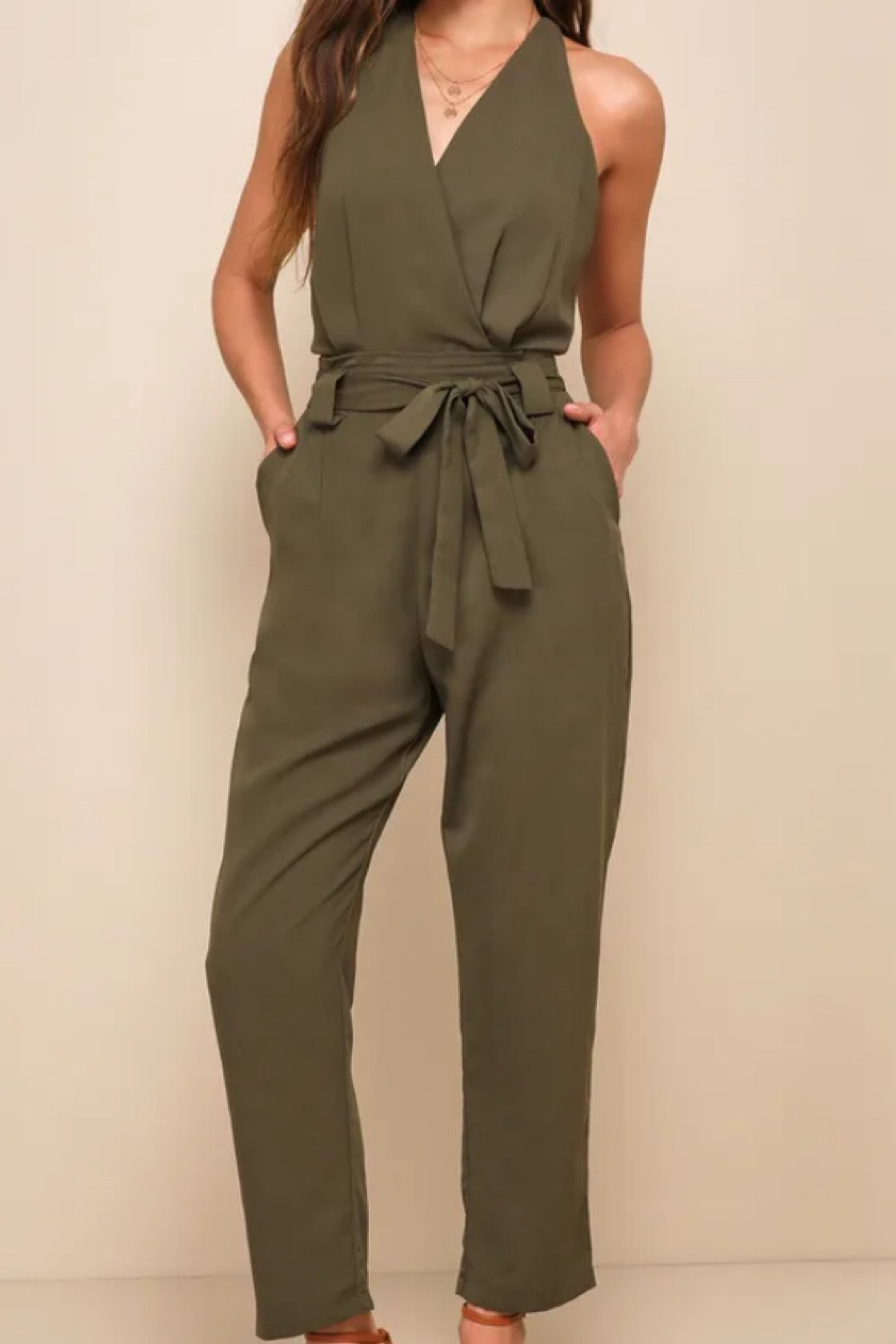 army green jumpsuit, green jumpsuit, outfit on sale, pantsuit 

#LTKStyleTip #LTKSaleAlert #LTKFindsUnder50