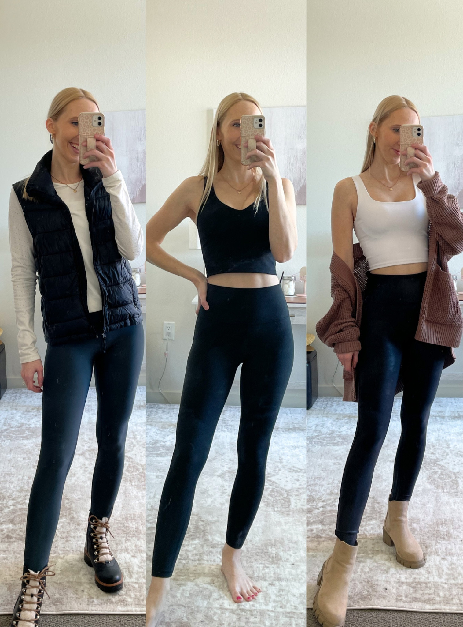 Leggings Guide - wearing an XS in these leggings. Buttery soft, ankle length and the perfect everyday legging. Leggings, leggings outfit, leggings Amazon, Crz yoga leggings, Amazon leggings, black leggings, best Amazon leggings, Amazon workout leggings, black leggings outfit, Amazon activewear, Amazon workout tank, Amazon workout top, workout tank, high waisted leggings, Linc Active, workout set, workout outfit, workout sneakers, faux leather leggings, fleece lined leggings, best leggings, Third Love leggings, high intensity workout leggings, Spanx faux leather leggings, fleece lined leggings #blackleggings #amazonleggings #crzyogaleggings #amazonactivewear#workoutleggings #fauxleather #fauxleatherleggings

#LTKSeasonal #LTKFind #LTKfit