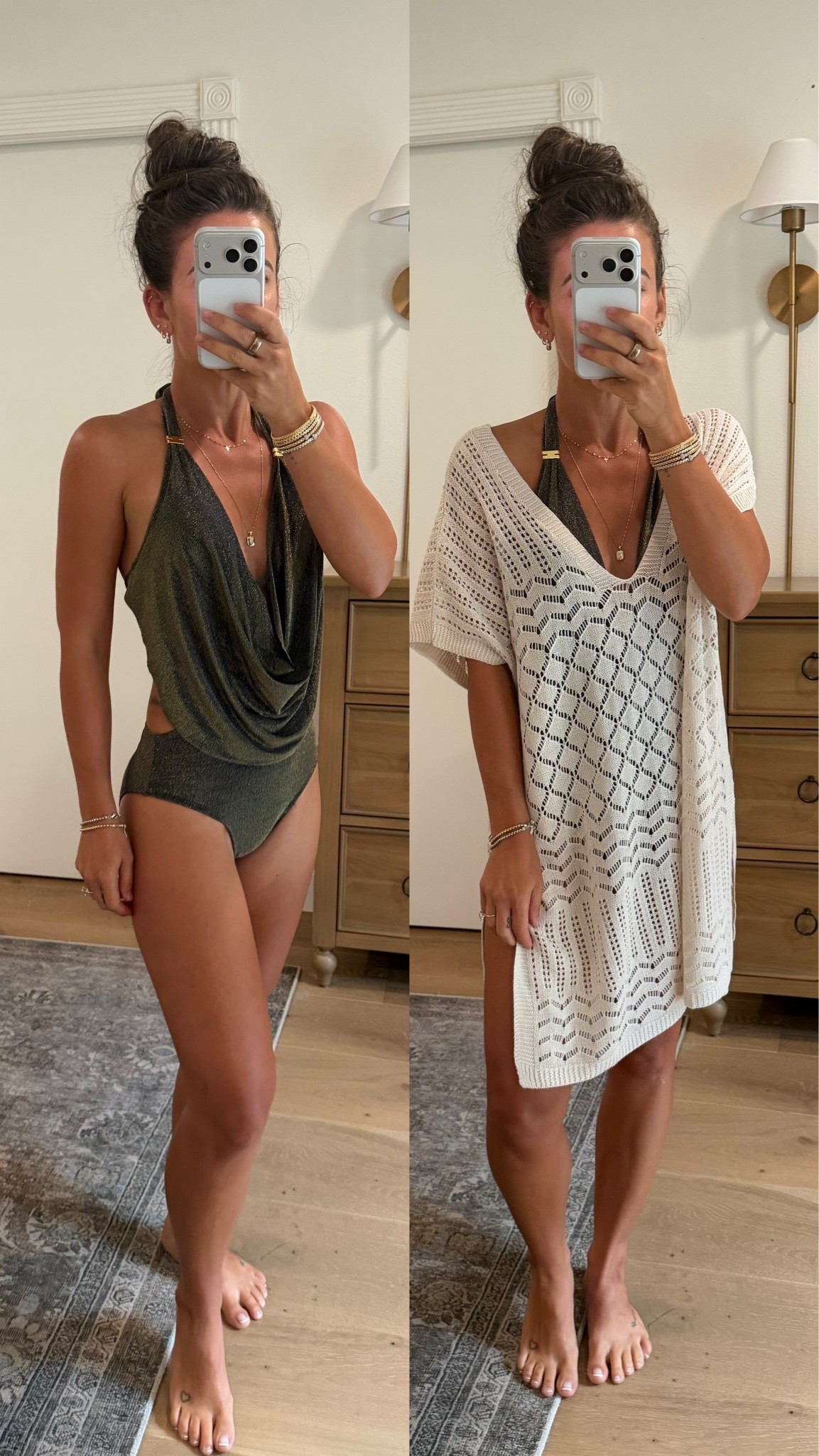 Vacation swimsuit & coverup 
Wearing size small. Extra 15% off today with code BEVERLIN15 when you spend $70+
@cupshe #cupshepartner