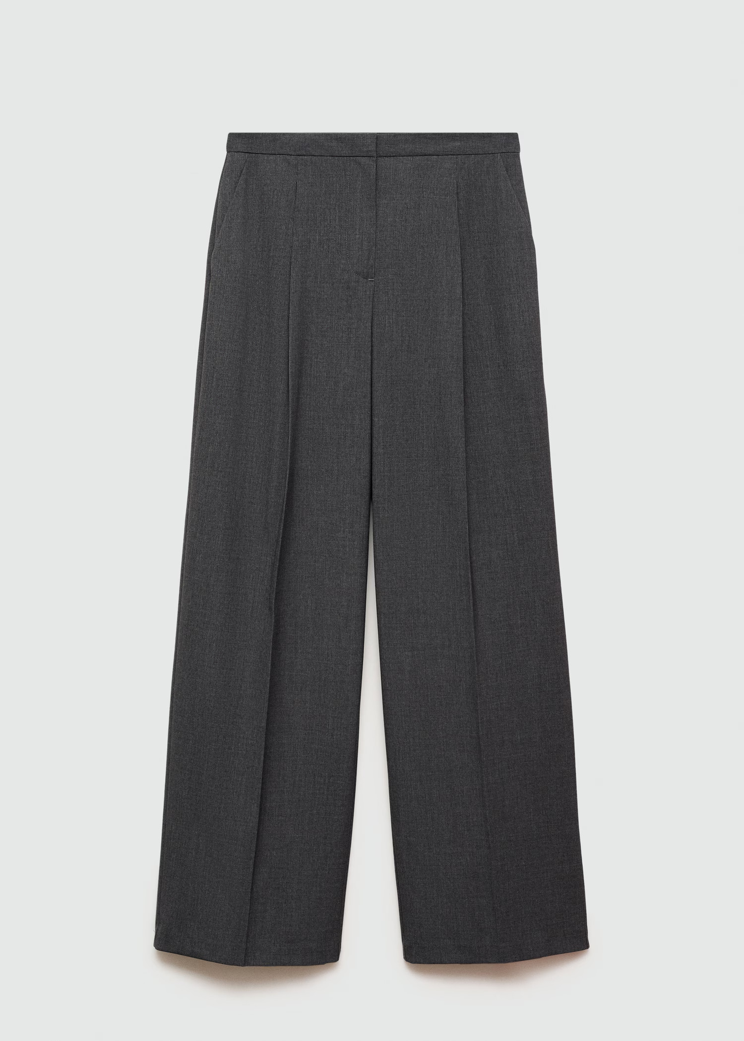 Wideleg-Bundfaltenhose | Mango EU