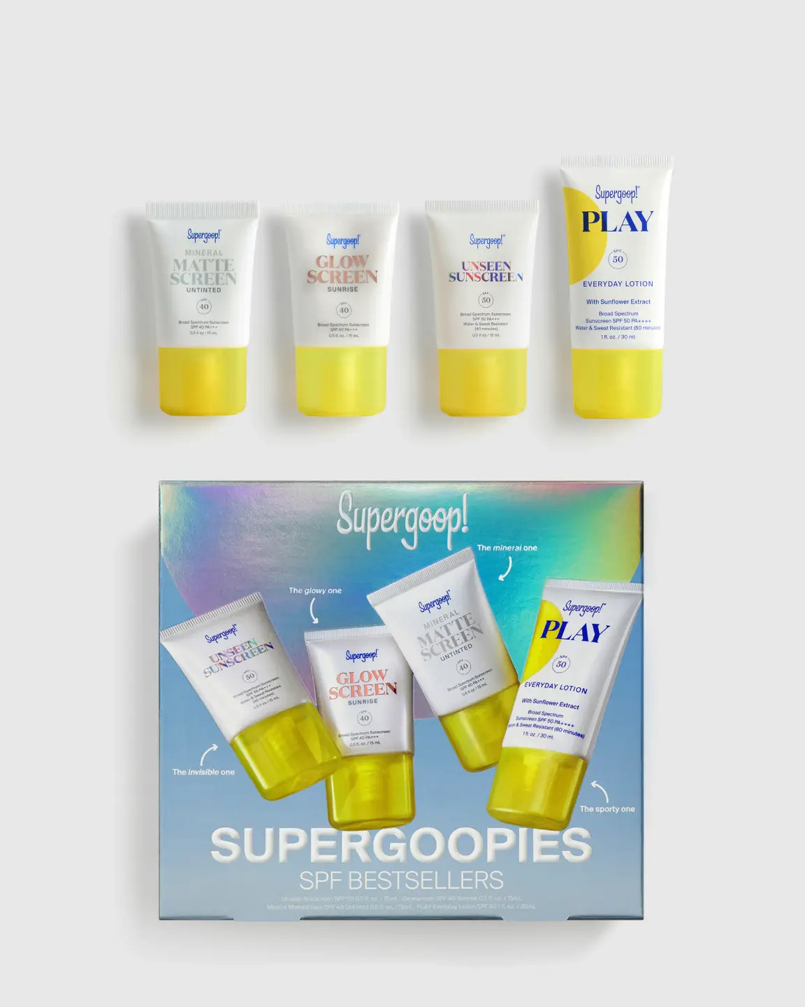 Supergoopies SPF Bestsellers Kit by Supergoop! | Quince