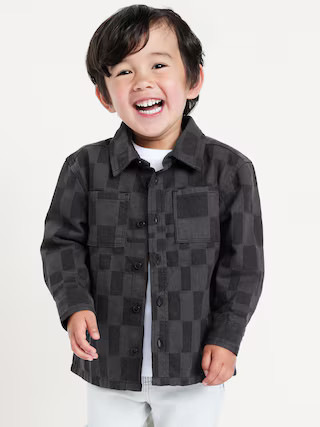 Long-Sleeve Twill Pocket Shirt for Toddler Boys | Old Navy (US)