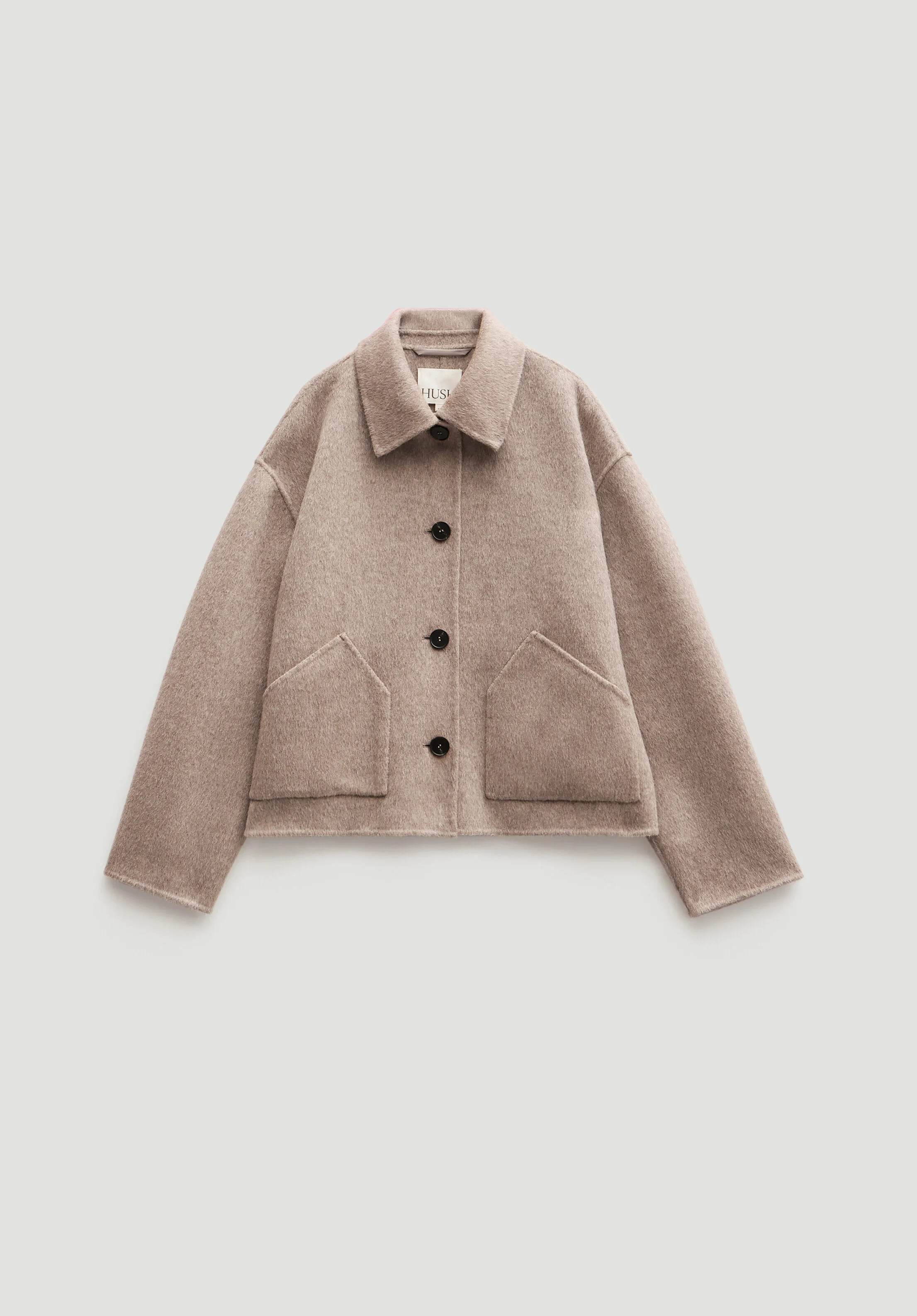 Pure Wool Double Faced Jacket | Hush UK
