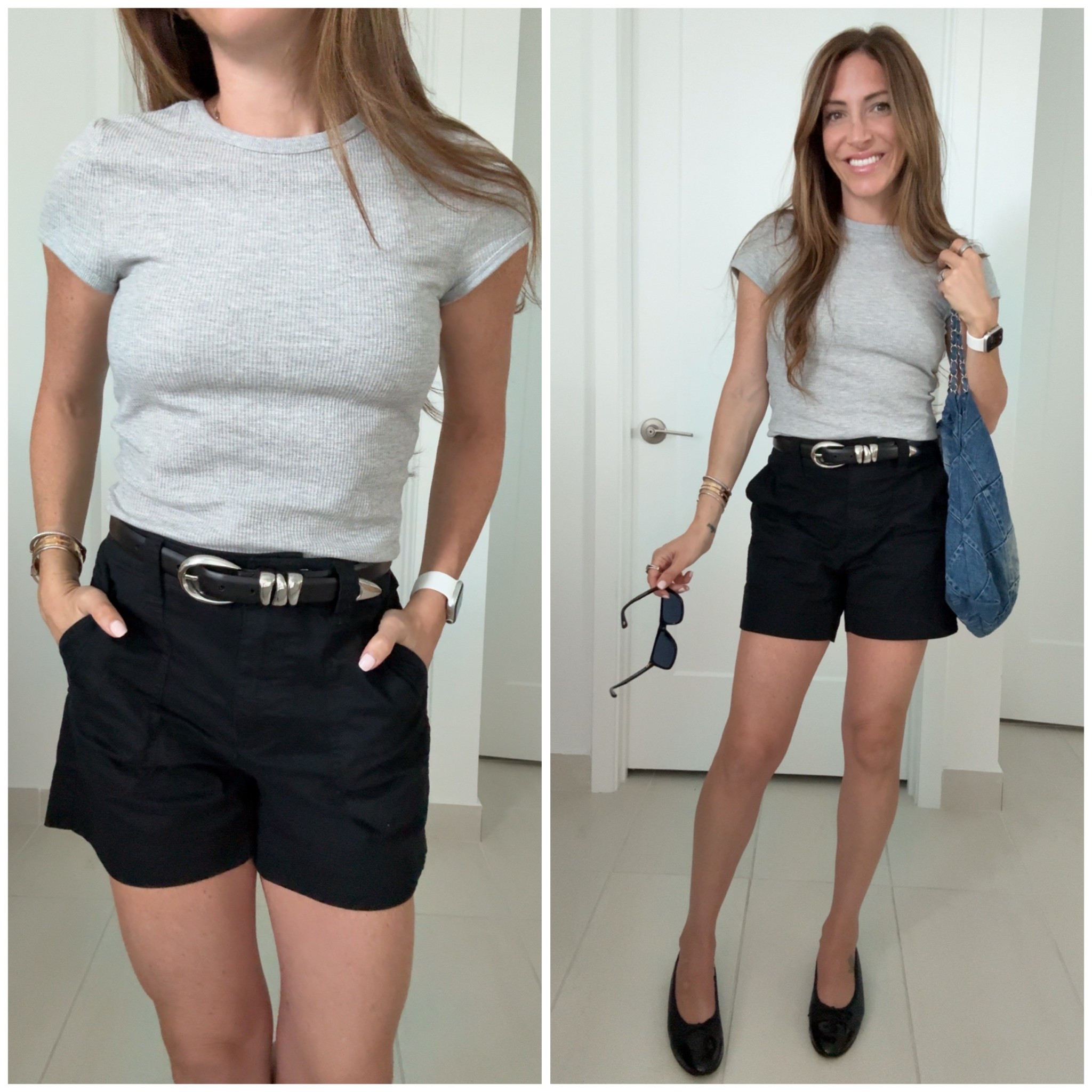 Waffle knit baby tee, chino shorts, and ballet flats for fall in south Florida. Shorts and tee are both on sale for 40% off 

#LTKFindsUnder50 #LTKPetite #LTKStyleTip